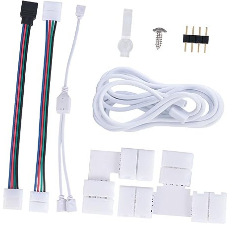 Gadpiparty 1 Satz Lichtleistenanschluss Lötfreie LED-Streifenverbinder LED-Anschlüsse led lichtband verbinder stoßverbinder Lichtleistenversorgung Adapter für LED-Lichtstreifen Terminal