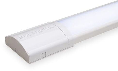 HOFTRONIC - Réglette LED 150cm 50W Tube intégré 6500K blanc froid 8300lm Super lumineux 30000h Lampe LED longue portée 1500x74x25mm (LxBxH) Lampe de cave éclairage de garage - IP20 intérieur
