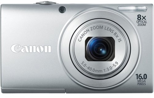 Canon PowerShot A4000 is 16.0 MP Digital Camera with 8X Optical Image Stabilized Zoom 28mm Wide-Angle Lens with 720p HD Video Recording and 3.0-Inch LCD (Silver)