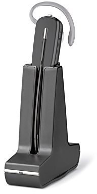 Plantronics – DECT-Headset C565 mit Ladestation (ohne DECT-Basis), bis zu 120m Reichweite & 7h Sprechzeit – Mikrofon mit Noise-Cancelling – kompatibel mit GAP DECT Telefonen – kein Bluetooth