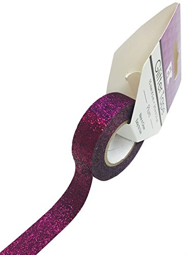 Best Creation GTS014 Glitter Tape - Plum, 15Mm5M
