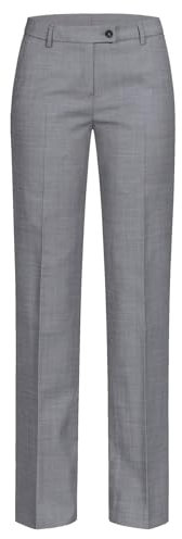 GREIFF Größe 38 Corporate Wear Modern Damen Hose Regular Fit Hellgrau Modell 1356