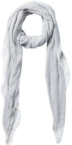 Hadley Wren Women's Insect Shield Bug Repelling Classic Tiny Lightweight Scarf for Summer, Stripe Gray, One Size