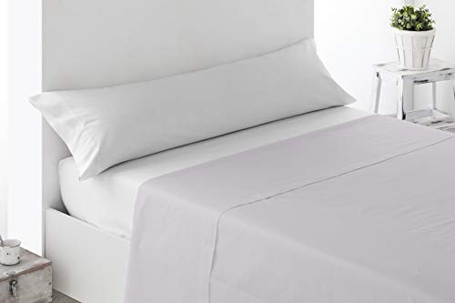 Miracle Home Sábana Encimera , Suave y Cómoda, 50% Algodón, 50% Poliéster, Crudo, Cama 90