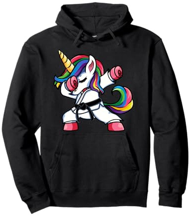 T-shirt de judo licorne drôle, judoka pour femmes et filles Sweat à Capuche