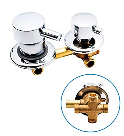 AFUDER Montado en la Pared de la Ducha 2/3/4/5 Vías de Salida de Agua de Latón Grifo de la Ducha Cobre Cabina de Ducha Válvula Mezcladora de Agua Fría Caliente Cromado