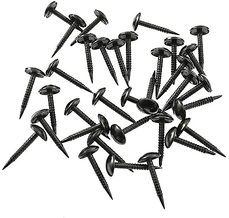 Polsternagel-yyangz 120 Stück, 8 x 20 mm, Vintage-Stil, Polsternieten für Möbel, Sofa, Tür, Dekoration, schwarz