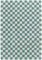 Rugs Essentials Shaggy Schachbrettmuster Teppich, Rechteckiger Teppich für das Wohnzimmer - Schlafzimmer, Weich und Bequem, Pflegeleicht, Florhöhe 30 mm, Polypropylen, 160x230, Türkis