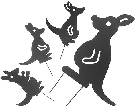 Abaodam Robuster Metallpfahl Für Den Garten Dekoration Im Tierdesign Für Den Außenbereich