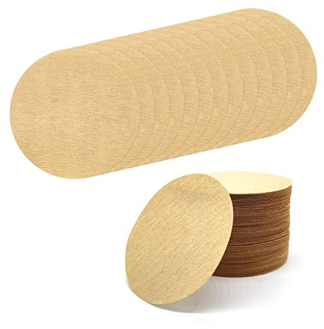 BlingKingdom 300pcs 2.5 Moka Pot Filter, Unbleached Paper Coffee Filters
