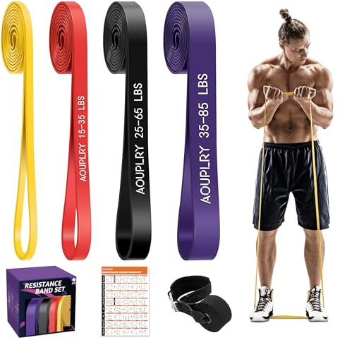 Aouplry Resistance Bands,Unisex Resistance Bands Set,Exercise Band with Door Anchor,for Shaping,Fat Loss,Muscle Building,Rehabilitation training,Strength Training Auxiliary Equipment