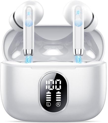 QXQ S26 Cuffie Bluetooth, Auricolari Bluetooth 5.4 con ENC Riduzione Rumore