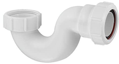 McAlpine Q10 19mm Shallow Bath Trap, White