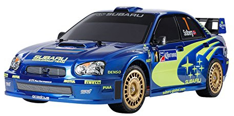 TAMIYA 47372-1:10 Bausatz für RC Auto Subaru Impreza WRX 2004 (TT-01E) - detaillierter Modellbausatz für ferngesteuertes Auto zum Zusammenbauen, ab 14 Jahre, unlackiert, Mittel