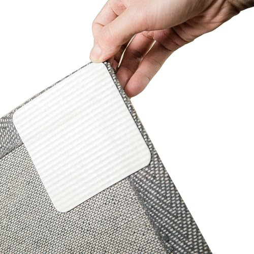 Home Techpro Teppich-Greifer, rutschfest, waschbar, Vacuum Tech – Neue Materialien für Anti-Curling-Teppich-Pad