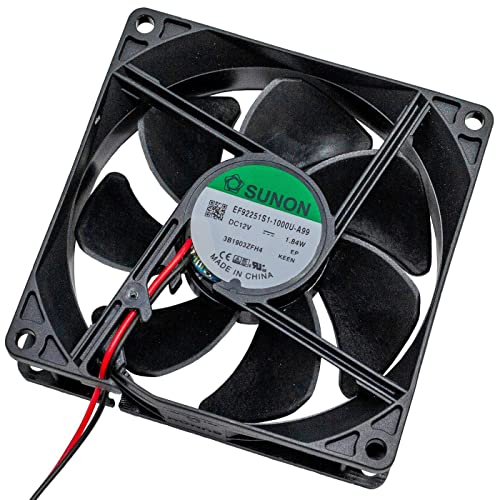 Ventola 12V DC 1,68W 92x92x25mm 87,5m³/h 3000U/Min 87,5m³/h Sunon EF92251S11000UA99, Computer desktop