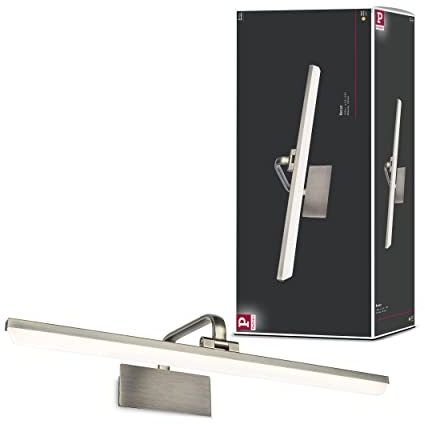 Paulmann 95570 LED Bilderleuchte Renan 600mm incl. 1x11 W Warmweiß Altmessing Bildbeleuchtung Metall, Acryl Wandlampe 3000 K