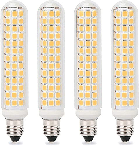 E11 LED Lampadina Dimmerabile 13W 134LED Perline 1300LM 2835SMD Lampadina a mais a LED AC 220V senza sfarfallio, angolo del fascio 360° per illuminazione di lampadine a LED,Warm white,4 Pack