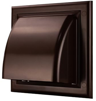 MKK 22852-023 Facade Weather Protection façade Cover Ventilation Grille, Brown, Ø 100 mm