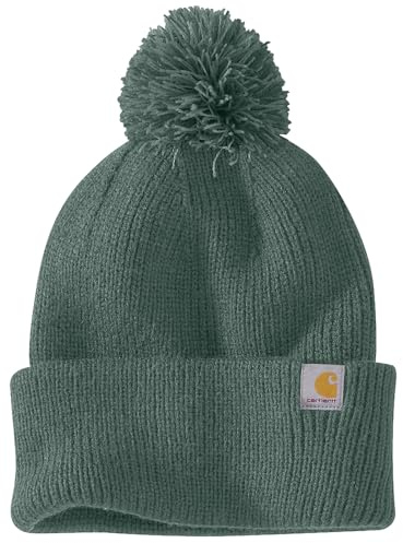 Carhartt Damen Pompom Knit Beanie, Frosted Balsam, Einheitsgröße