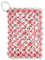 Gusseisenreiniger aus Edelstahl, Premium Edelstahl Ringreiniger, Schrubber für Töpfe, für BBQ und Teller, Kochgeschirr, Gusseisentöpfe, 11 x 7cm (Rot)