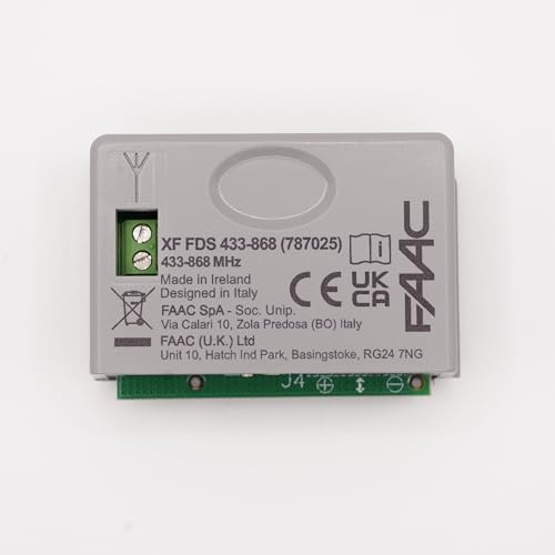 XF FDS 433-868 MHz - Rif. 787025 Ricevitore plug-in 433/868 MHz per telecomandi FDS AES 128 bit Bifrequenza sicura per automazione + 1 portachiavi DOMOBIP