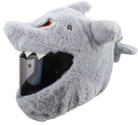 Generisch Cover per casco protettivo | morbido peluche cartone animato | comodo parapesta | Fun Design Safety Hat Decoration | Copertura per casco protettivo per bambini, sci, moto
