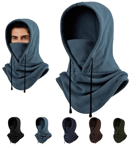 NICEWAT Sturmhaube Winter Balaclava Herren Damen, Atmungsaktiv Warme Fahrrad Sturmmaske, Verstellbare Fleece Skimaske, Winddichte Winter Gesichtsmaske für Motorrad Skifahren Outdoorsports
