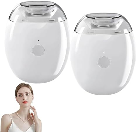 2PCS Ponceuse à Ongles Auto - 3 Vitesses Réglables, Silencieuse, LED Integrée pour Soin Précise, Coupe-ongles électrique, Lime à ongles Rechargeable USB, Pour Bébés, Adultes, Personnes Âgées