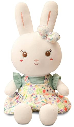 XIMEY Coniglio Pasquale, Coniglietto Peluche, Grande, per Regalo Pasqua, Decorazioni Pasquali, Regalo Compleanno, Coccolabile, Morbido, Carino, Rassicurante (B)