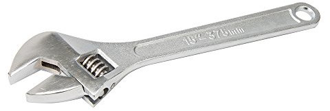 Silverline Tools WR50 Llave Inglesa Ajustable, Longitud 375 mm, Apertura 41 mm