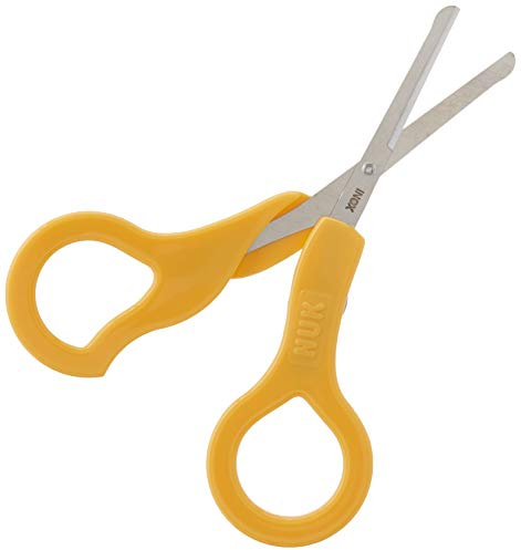 NUK 10256068 - Forbici per unghie per bambini, 1 pezzo, colore a scelta