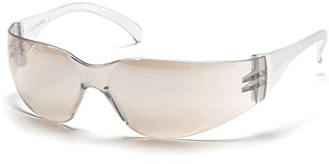 Pyramex Safety Glasses,Clr/I/O Mirror (Pack of 12)