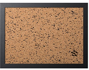 Bi-Office, Memoboard B&W, Kork mit schwarzen EVA-Einsätzen, Schwarzer MDF-Rahmen, 60x45cm
