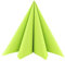 Sovie HORECA Linclass Airlaid Servietten Lime 50 Stück - hochwertige Einwegservietten 40 x 40 cm - Reißfest, Saugstark & Formstabil - ideal für Hochzeit & Partys