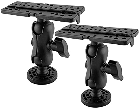 TOSSPER 2st Kajak Elektronischer Fischfinder Halterung Universal 360 Grad-schwenker-Marine-Angel-echolot GPS Rotierender Platte Boot Standfuß