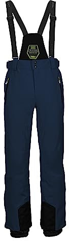 killtec Herren Skihose/Funktionshose mit abnehmbaren Trägern, Kantenschutz und Schneefang Enosh, dunkelpetrol, XL, 30920-000