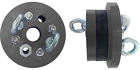 IBO Testa di pozzo 110/32 mm, coperchio per fontana da 4,1/2, in ghisa per pozzi profondi, pompe subacquee