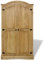 Hommdiy Kleiderschrank Mexiko-Stil Kiefernholz 2 Türen