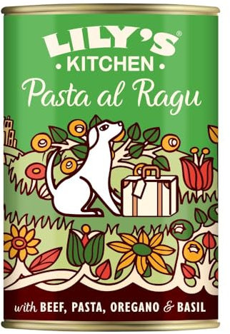 Lily's Kitchen Dog Wet Tin Pasta al Ragu 6 x 400 g