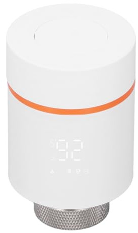 Thermostatic Radiator Valve for Tuya, 7 Days Programmable APP Control TRV Valve Automatic Controller, Smart Radiator Valve Intelligent Thermostat Valve Controller for Home Hotel