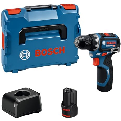 Bosch Professional 12V System sladdlös borrskruvdragare GSR 12V-32 (Advanced KickBack Control, borstlös motor, inkl. 2,0 Ah, GAL 12V-20, L-BOXX)