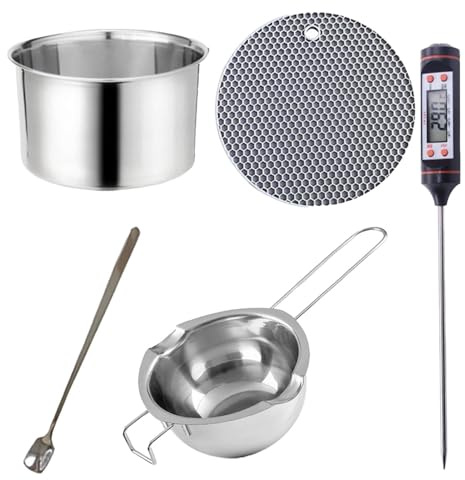 Liqzirtu Olla para derretir Chocolate - Olla de Acero Inoxidable 304