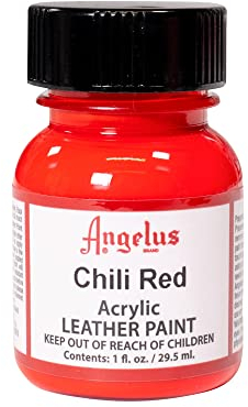 Angelus Teinture pour cuir, 1 oz, rouge piment