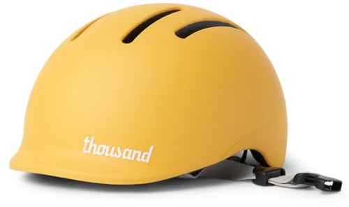 Thousand Jr. Casco de Bicicleta Infantil – Pegatinas Reflectantes Extraíbles con Cierre Magnético Antipellizcos – Certificado CPSC CE ASTM – Casco Bicicleta Niño para Patines y Skateboard