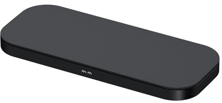 AM.PM Duschregal Schwarz Matt, Duschablage Wandmontage für Badezimmer, Badezimmerregal zur Wandbefestigung, Badregal Func A8F37622