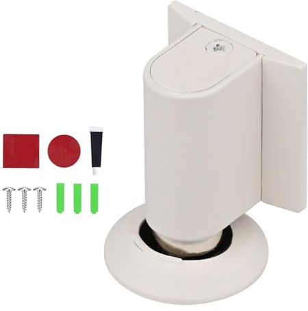 Türstopper Boden Magnetisch, 2025 Neu Magnetisch Türkeil Türstopper Wand Innen, Verstellbarer Ohne Bohren Türklinkenpuffer Door Stopper, Mechanischer Bodentürstopper für Zuhause Büro (F)
