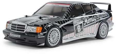 Tamiya 58752 1:10 RC M-B 190E Evo II '91 kunglig svamp. - Fjärrstyrd bil, fordon, modelltillverkning, montering, hobby, RC byggsats, omålad