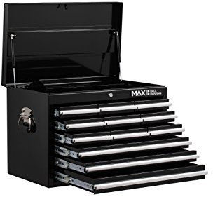 Hilka PTC106 Professional 9 Drawer Tool Chest, black, h42, w66, d305cm