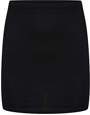 Shop & Stop New Women Plain Bodycon Stretch Short Mini Scuba Jersey Office Pencil Ladies Skirt 8-18